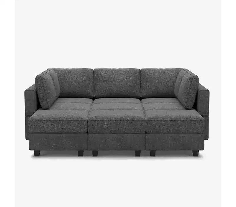Divano letto modulare Terry con contenitore (9 sedute + 7 braccioli)