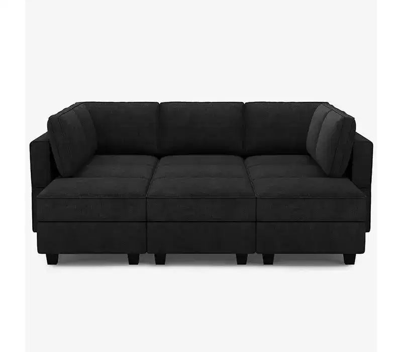 Divano letto modulare Terry con contenitore (9 sedute + 7 braccioli)