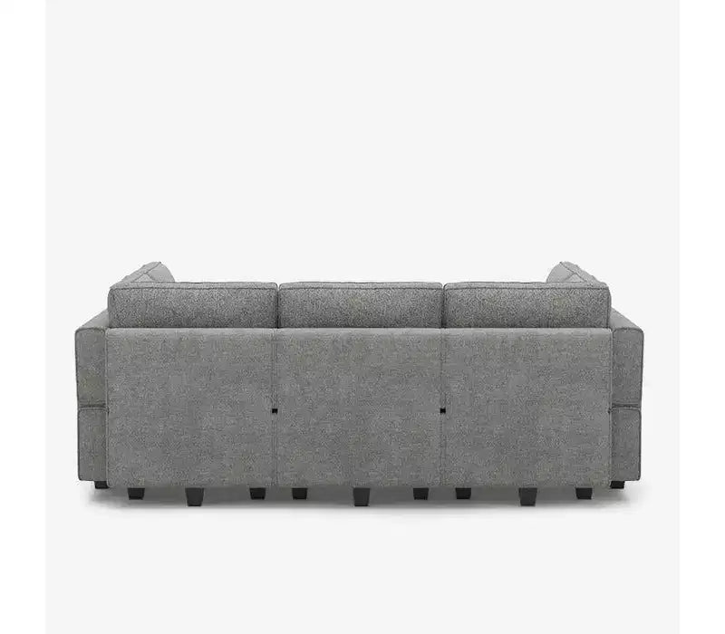 Divano letto modulare Terry con contenitore (9 sedute + 7 braccioli)