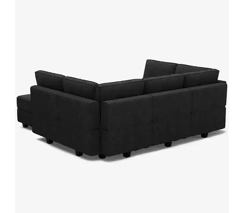 Divano letto modulare Terry con contenitore (9 sedute + 7 braccioli)