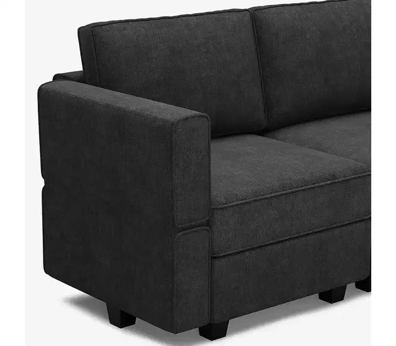 Divano letto modulare Terry con contenitore (9 sedute + 7 braccioli)