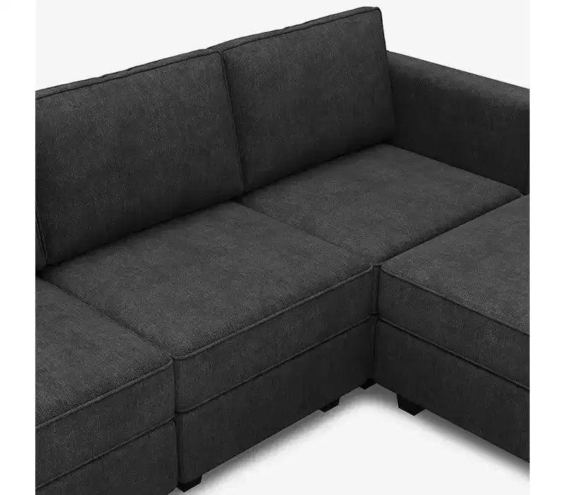 Divano letto modulare Terry con contenitore (9 sedute + 7 braccioli)