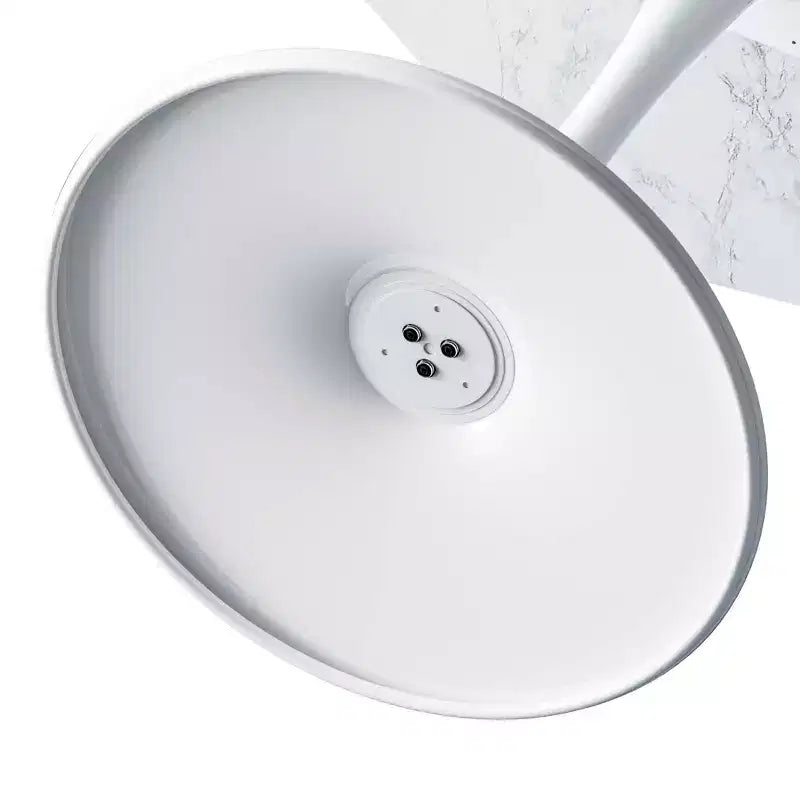 31,5 Tavolino moderno esagonale con piano in marmo bianco stampato e base in metallo per sala da pranzo salotto bianco