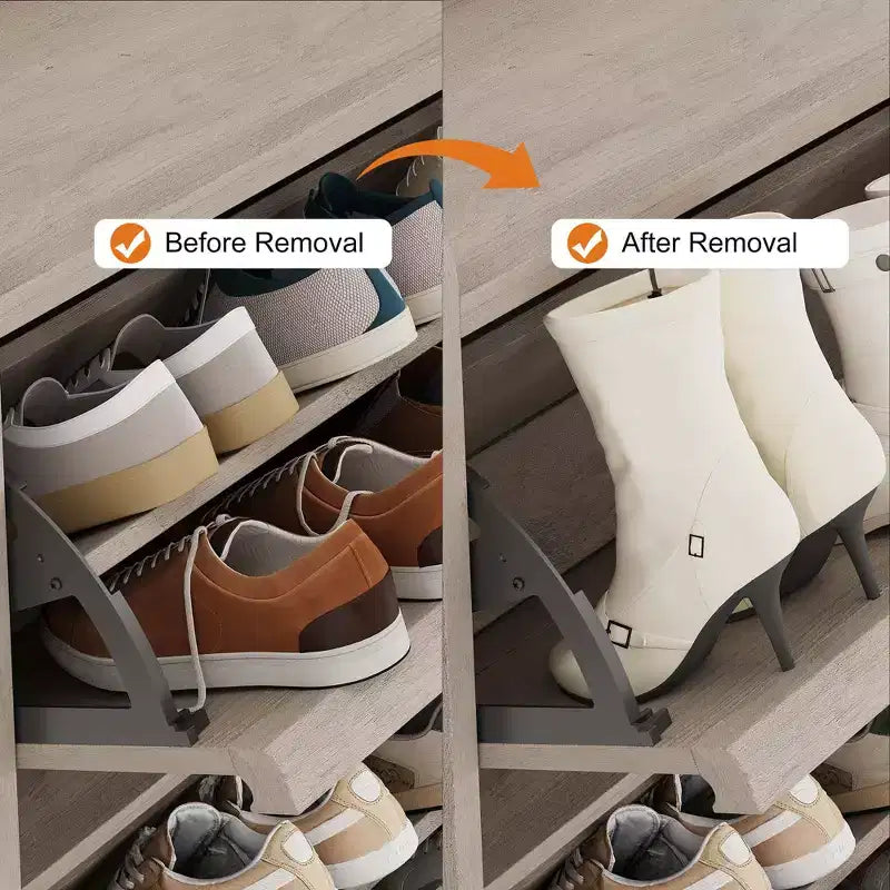 GarveeHome Scarpiera con 6 Cassetti a Ribalta, Mobile Scarpiera in Legno con Ripiano Regolabile, Porta Scarpe, Scarpiera Nascosta per Ingresso