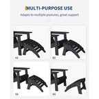 Poggiapiedi pieghevole per esterni in HDPE, poggiapiedi per sedia Adirondack, resistente alle intemperie per terrazza, cortile, patio esterno