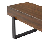 Sullivan Farmhouse 59 Wood Bench, Panchina portatile in legno in stile moderno e versatile