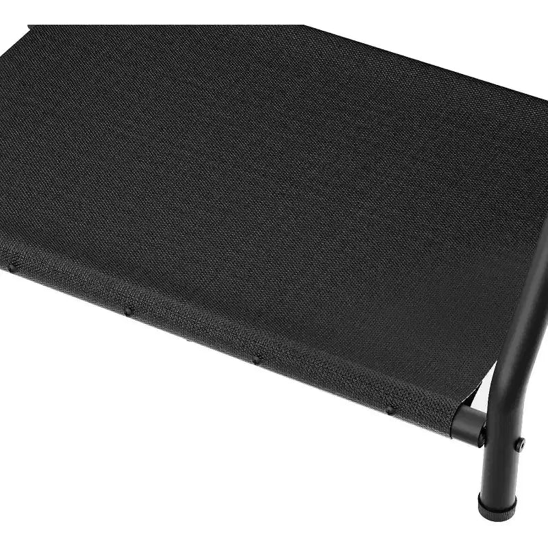 Portabagagli pieghevole con ripiano portaoggetti in tessuto, stand per valigie da 45 kg per camera degli ospiti, camera da letto, hotel - Salvaspazio, nero