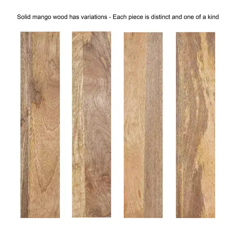 Consolle Talcott in legno, 36x14x33, Naturale