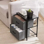 Comodino a 2 cassetti