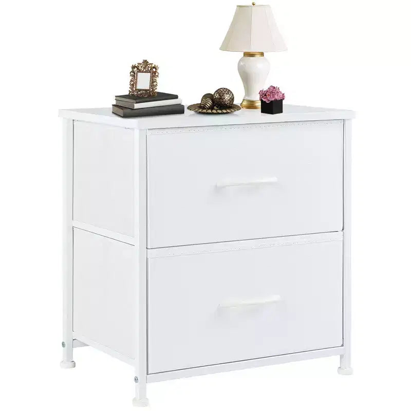 Comodino a 2 cassetti